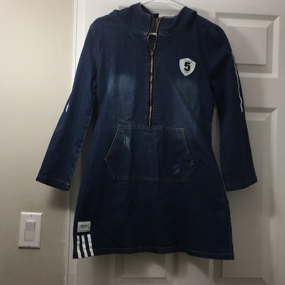 Long denim shirt/dress
